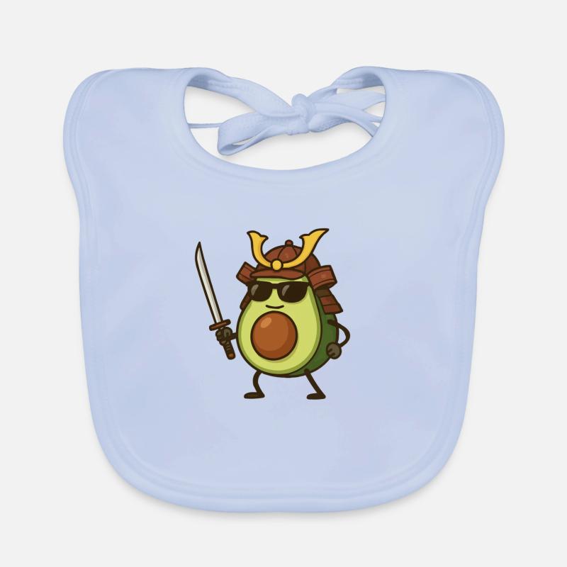 Avocat Samouraï Bavoir bio Bébé