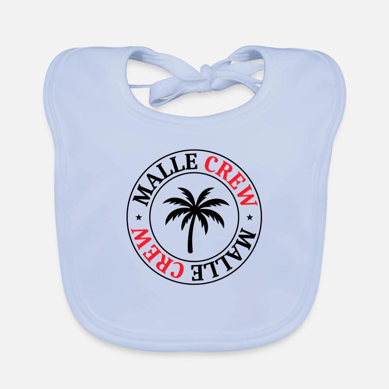 Malle Crew Palm Bavoir bio Bébé