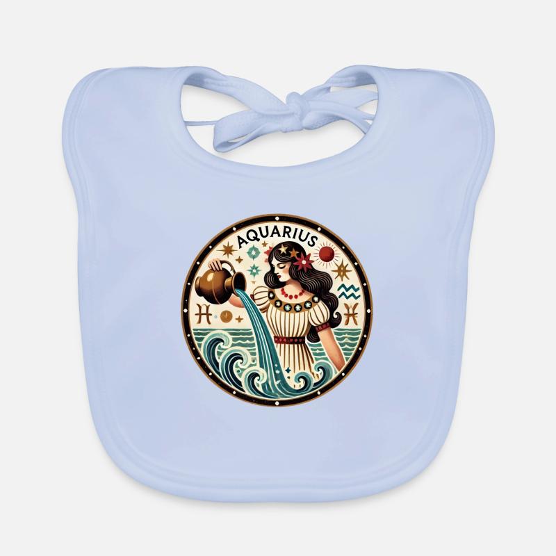 Aquarius Organic Baby Bibs