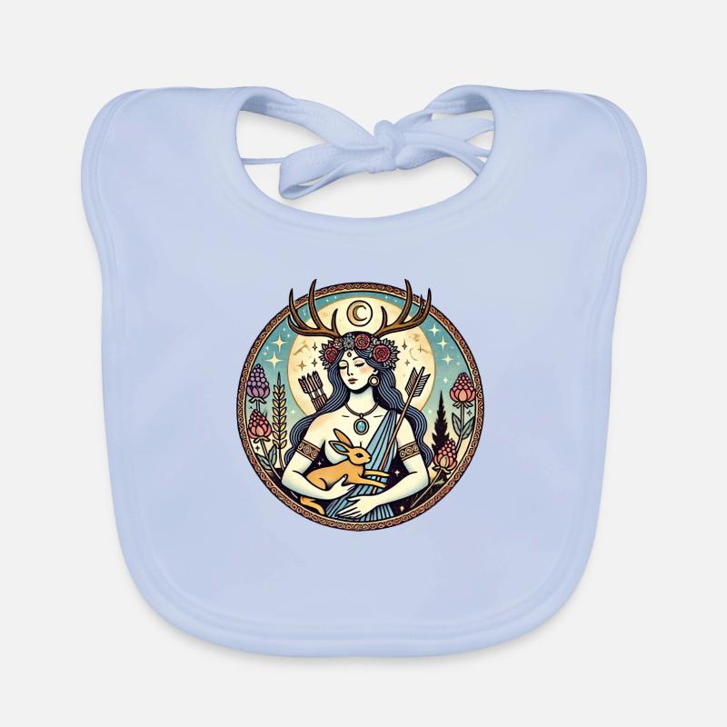 Artemis - Baby Bio-Lätzchen - sky Blue