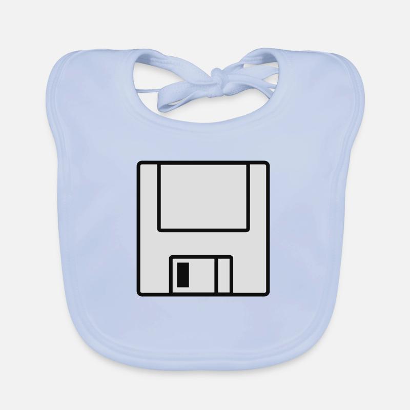 Computer-Diskette Baby Bio-Lätzchen