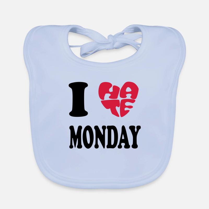 I HATE MONDAY Baby Bio-Lätzchen