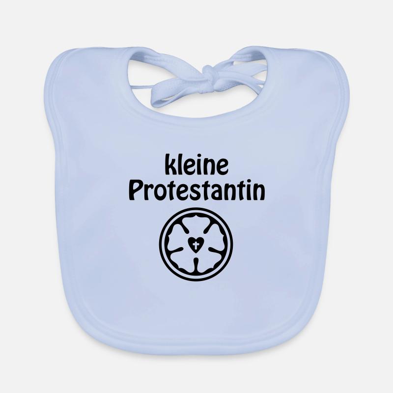 Kleine Protestantin Baby Bio-Lätzchen