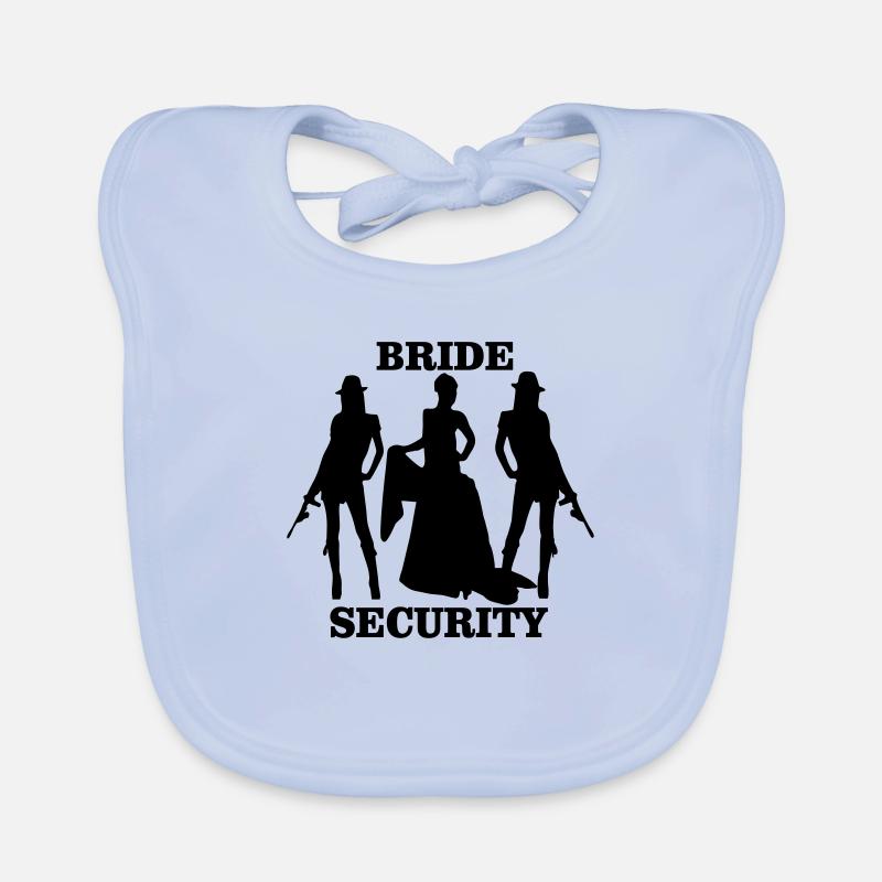 Sécurité mariée Bavoir bio Bébé