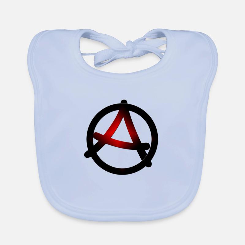 Anarchy, anarchy, anarchist symbol Organic Baby Bibs