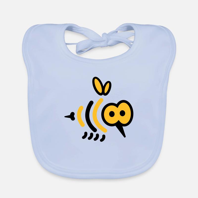 Petite abeille avec épingle - Design Abeille Bavoir bio Bébé