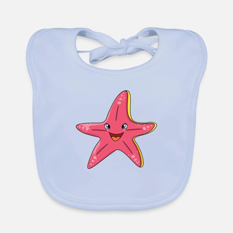 étoile de mer Bavoir bio Bébé