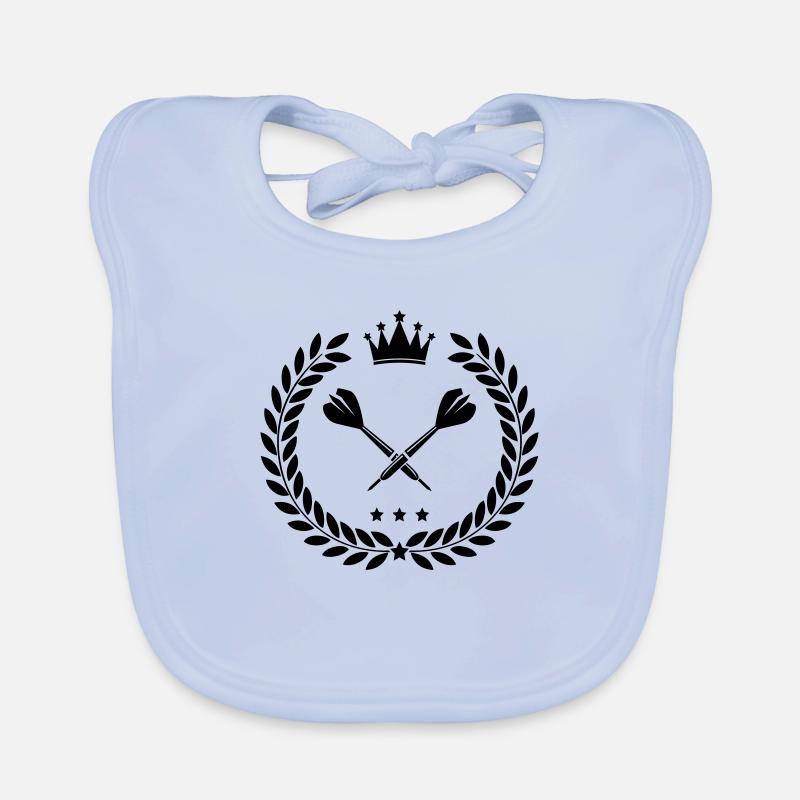dart - Bavoir bio Bébé - bleu ciel