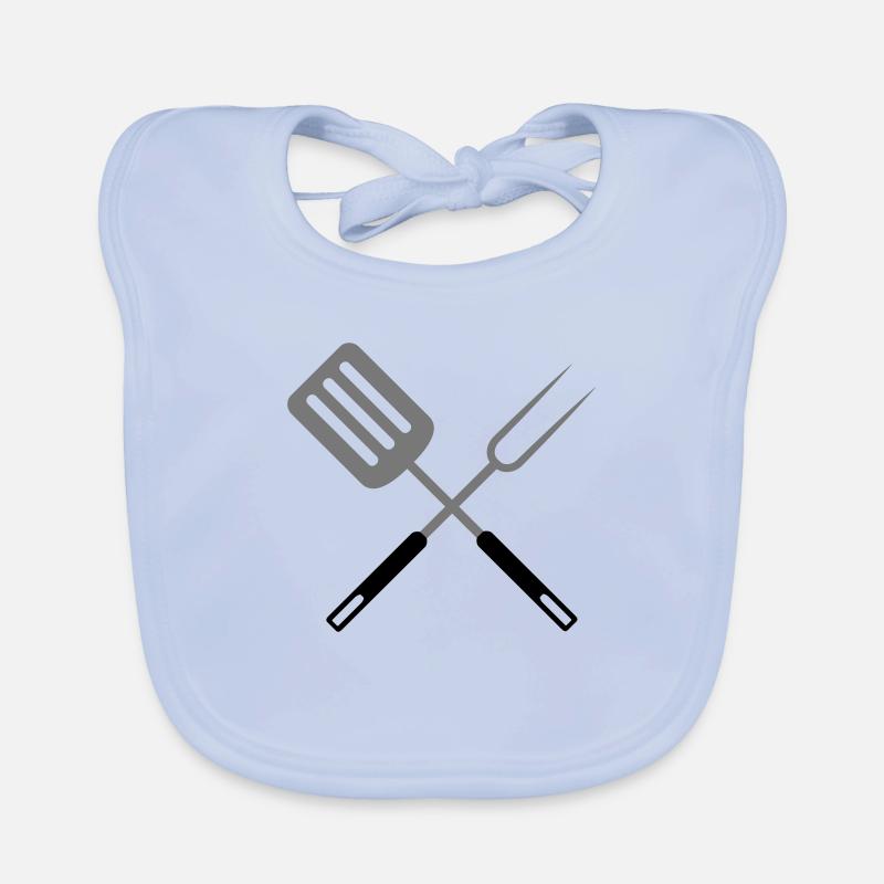 Barbecue Pan Turner Grill Fork Grill Master Bavoir bio Bébé