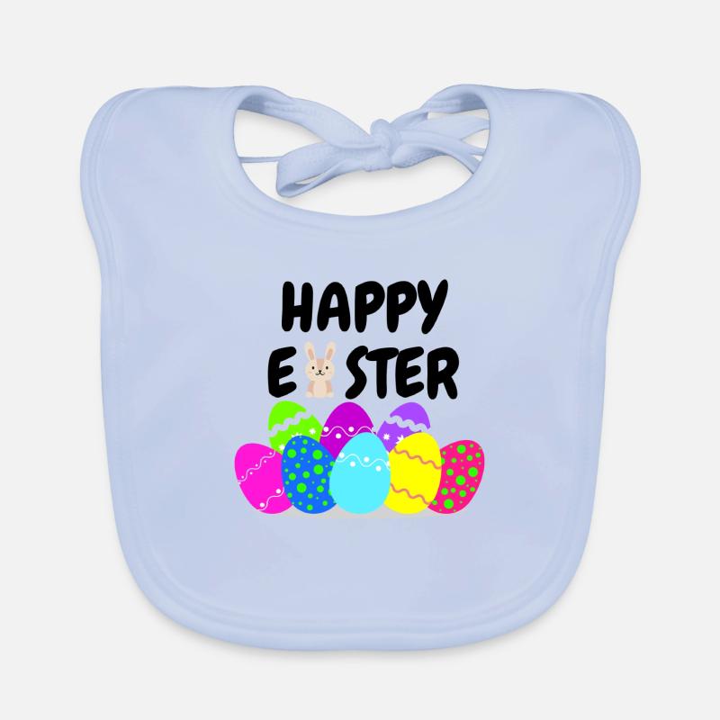Happy Easter Organic Baby Bibs