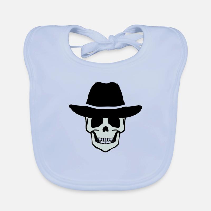Cowboy Skull Baby Bio-Lätzchen