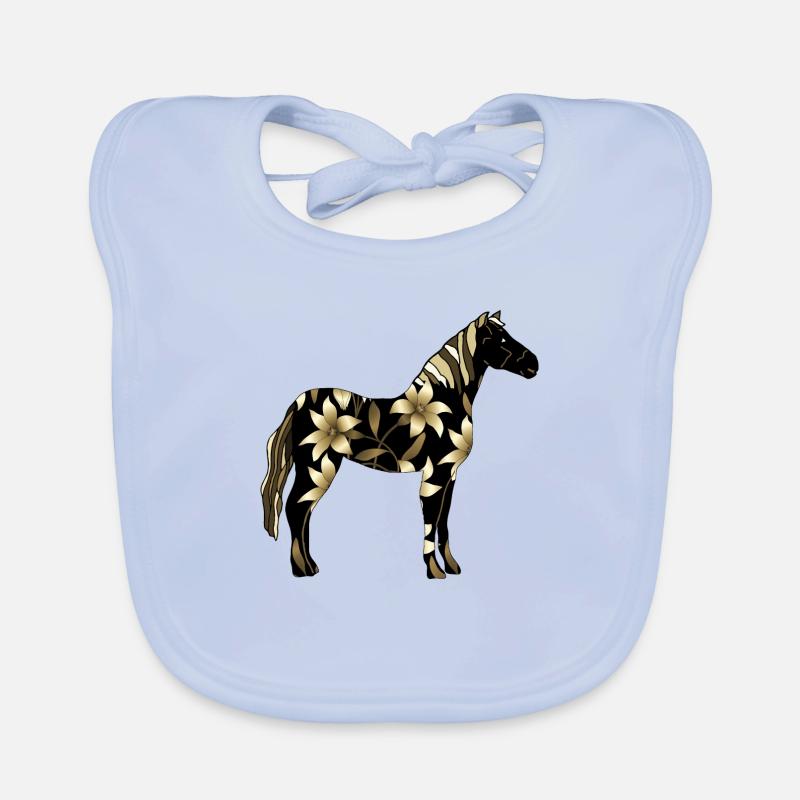 Cheval Bavoir bio Bébé