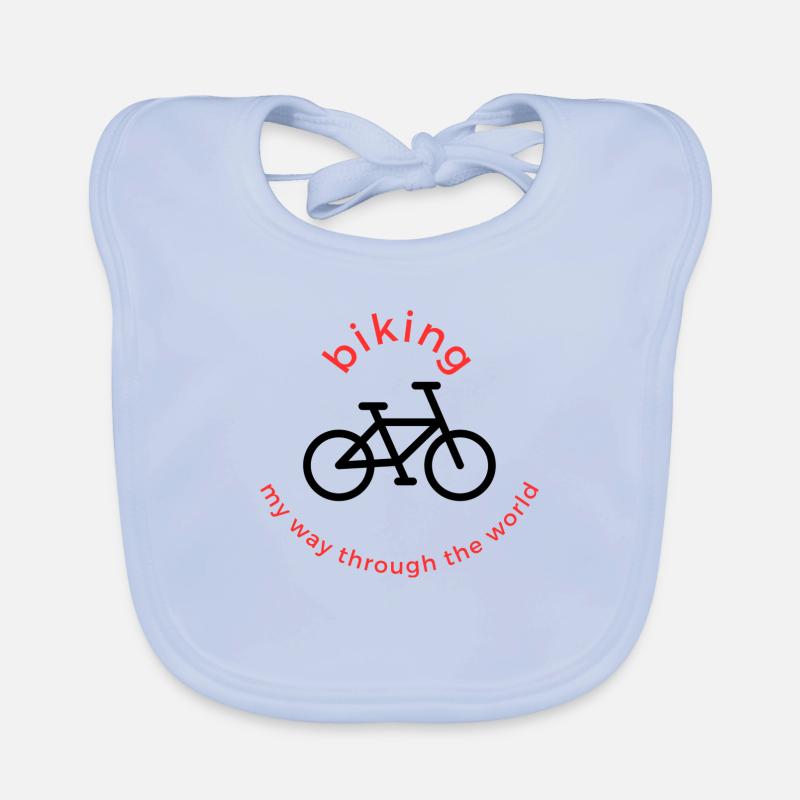 Cyclisme Bavoir bio Bébé