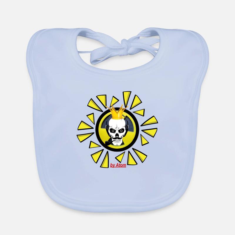 Logo by Atom with Krone Baby Bio-Lätzchen