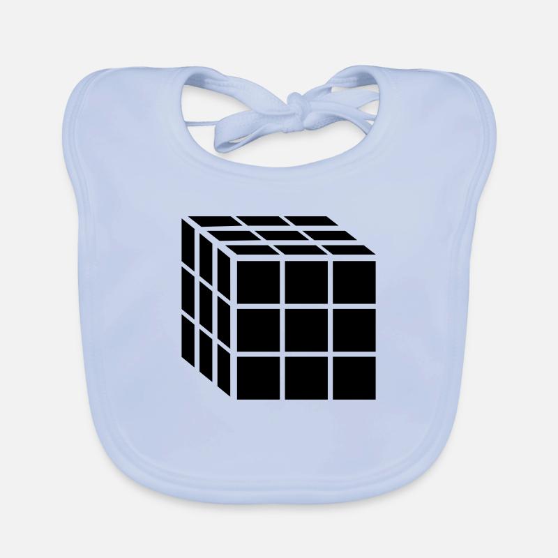 Cube de bloc 3x3 Bavoir bio Bébé