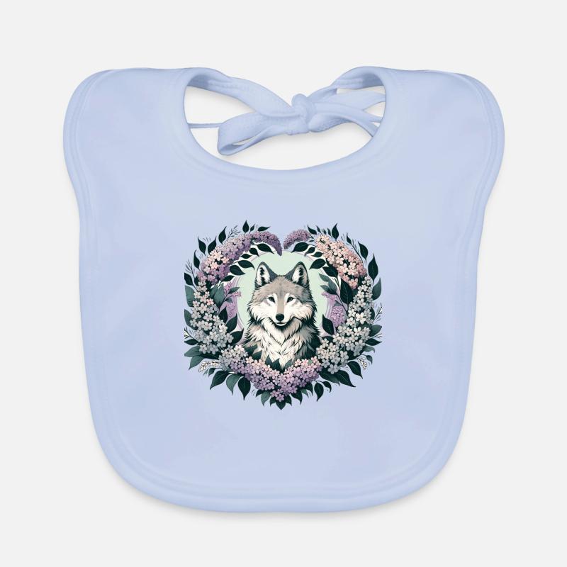 Grey Wolf Organic Baby Bibs
