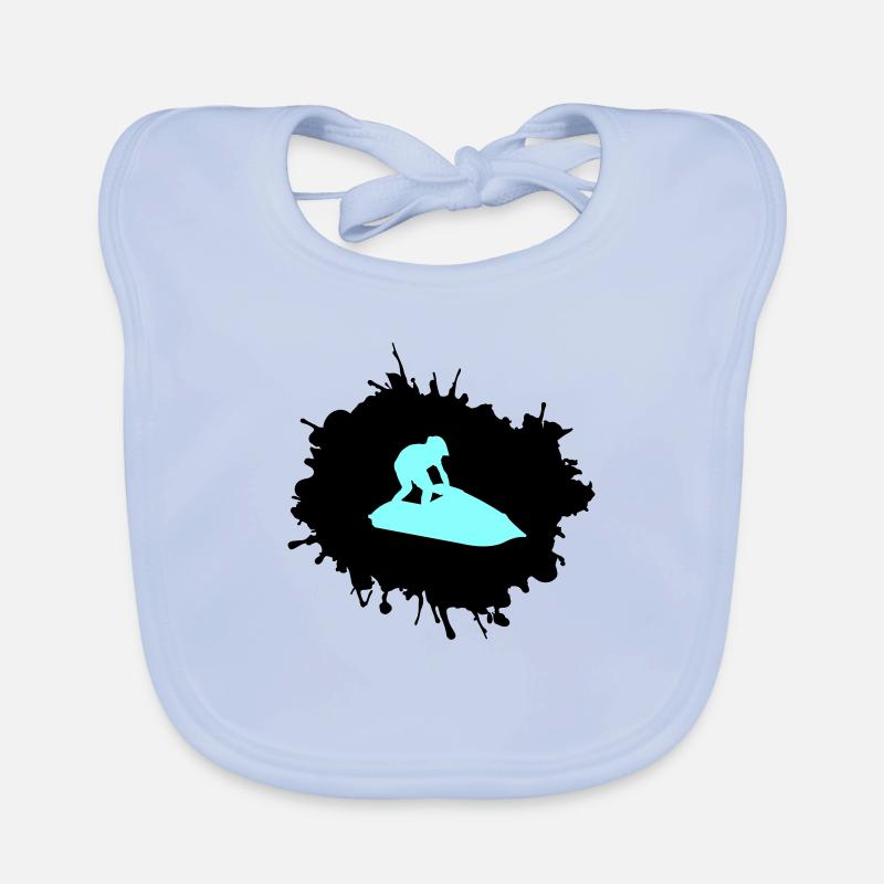 jet ski klecks Baby Bio-Lätzchen