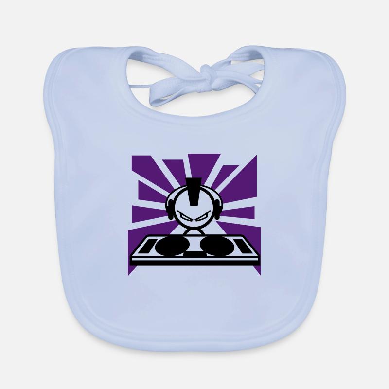 DJ Babero de algodón orgánico para bebés