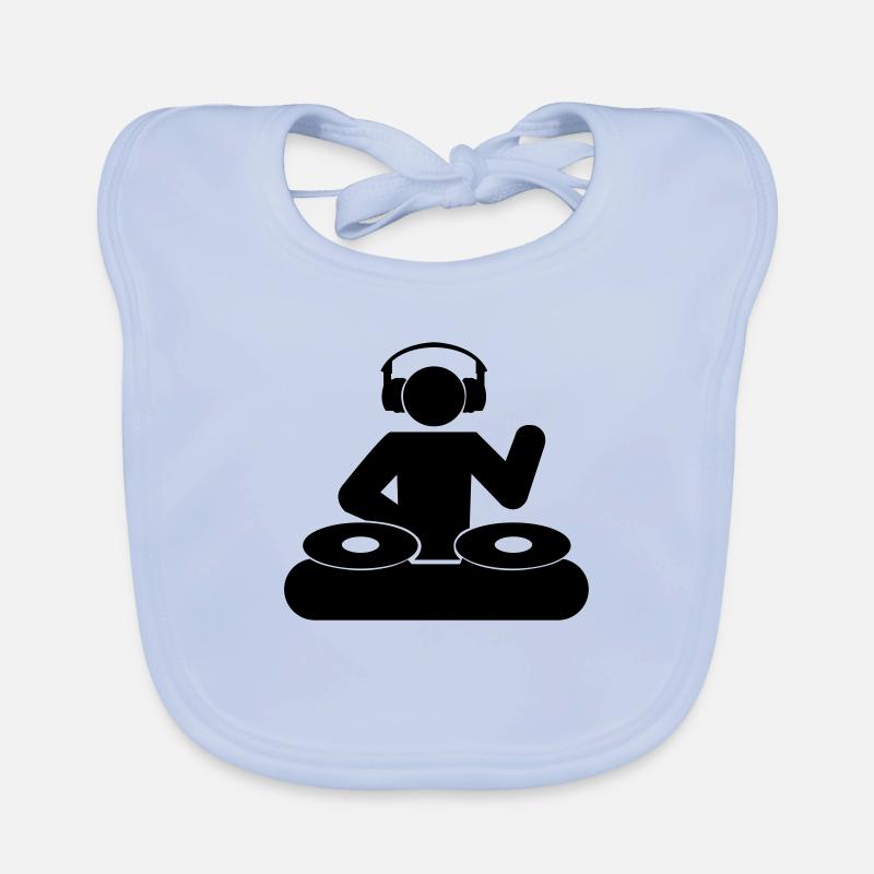 dj - Baby Bio-Lätzchen - sky Blue