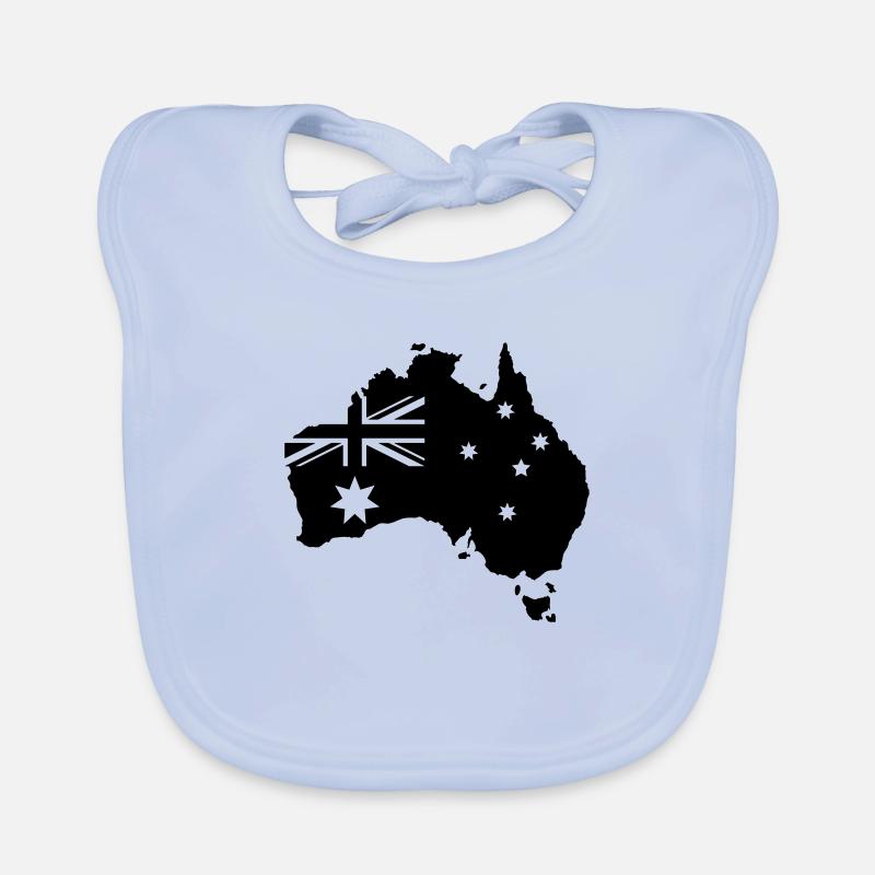 australia map design Baby Bio-Lätzchen