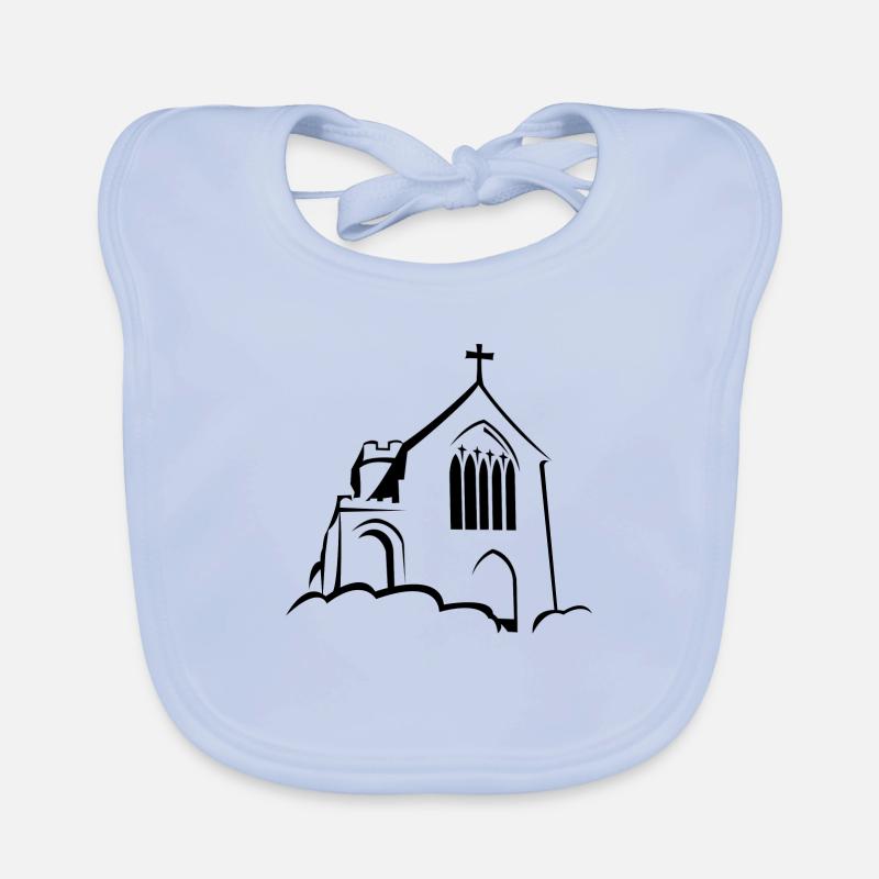 Kirche Baby Bio-Lätzchen