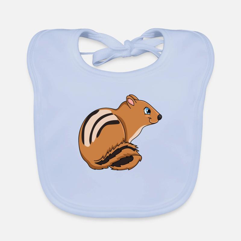 Chipmunk Organic Baby Bibs
