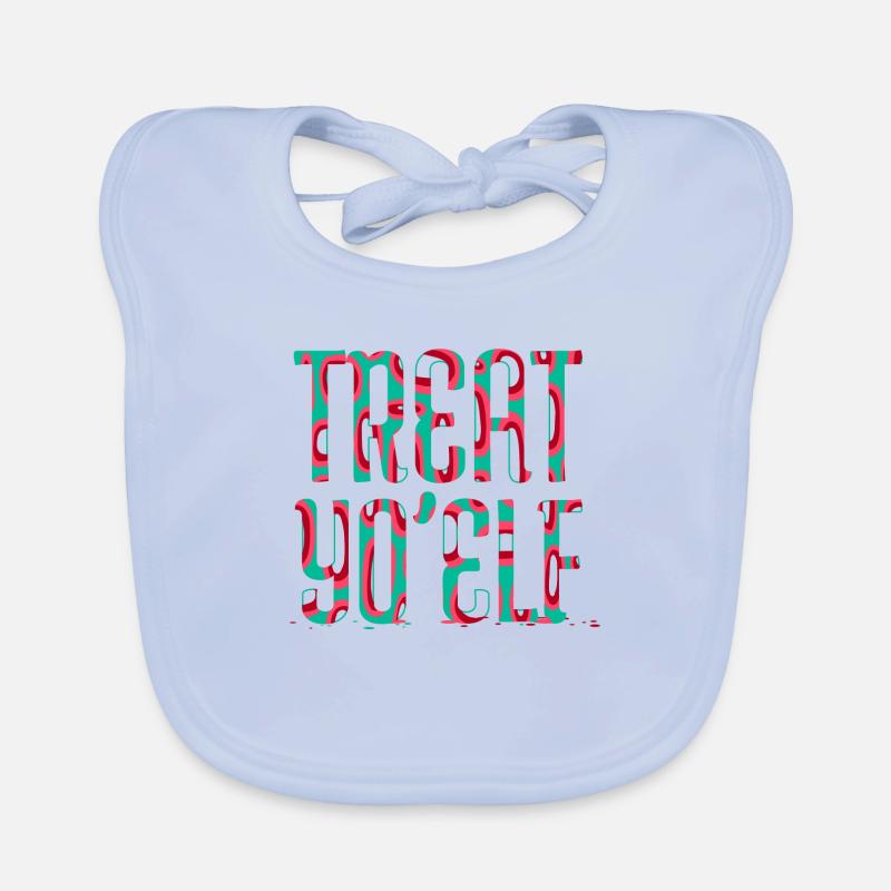 funny present idea bubaprints christmas beard Baby Bio-Lätzchen