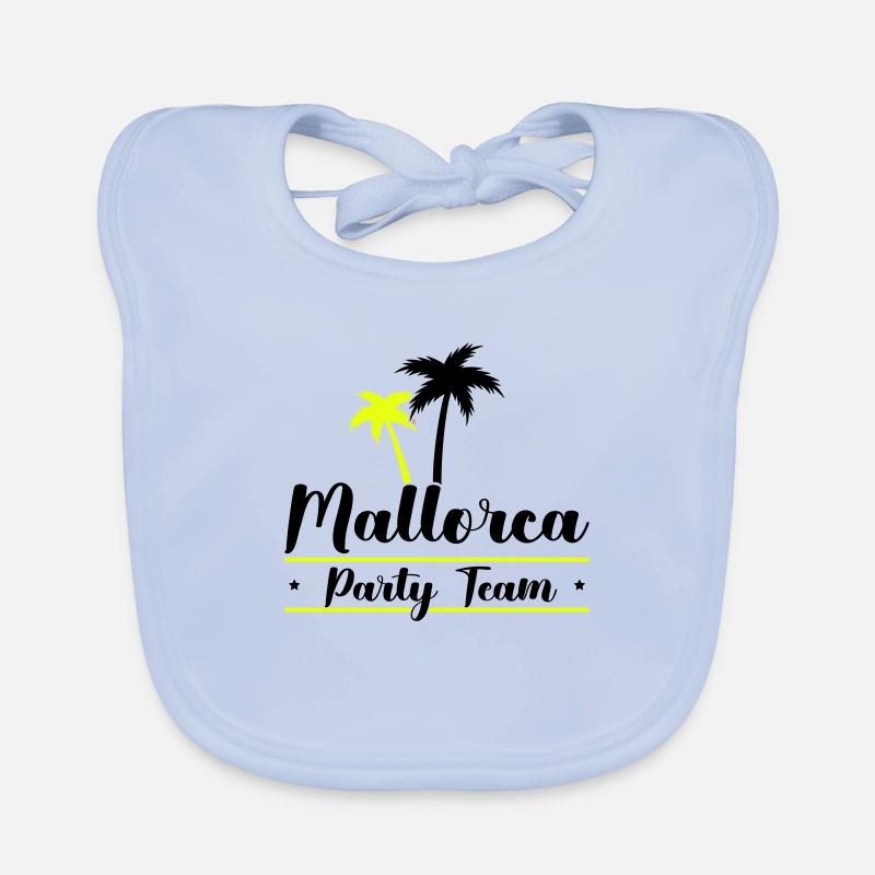 Majorque Party Team Bavoir bio Bébé