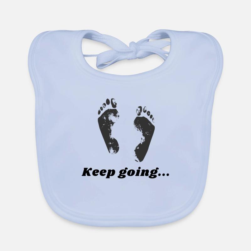 Keep going ... Baby Bio-Lätzchen