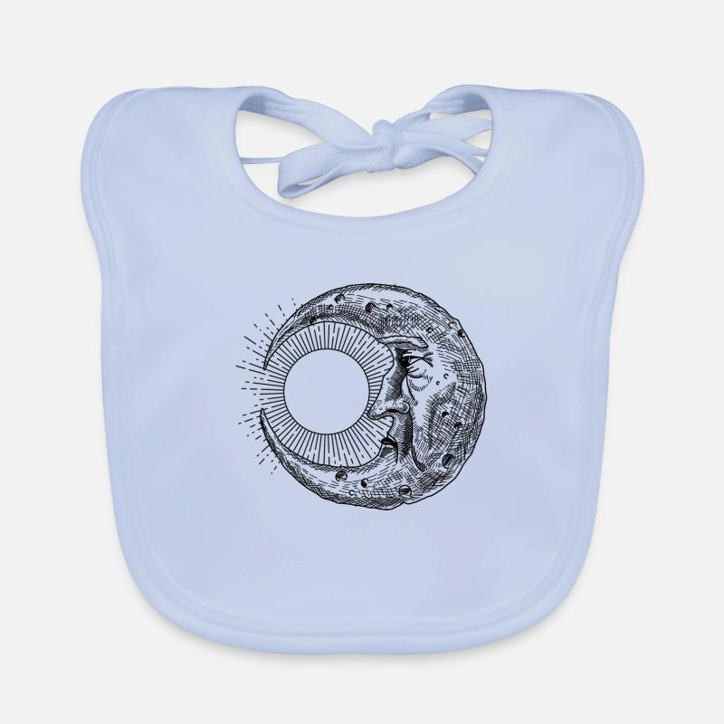 Triste éclipse Bavoir bio Bébé