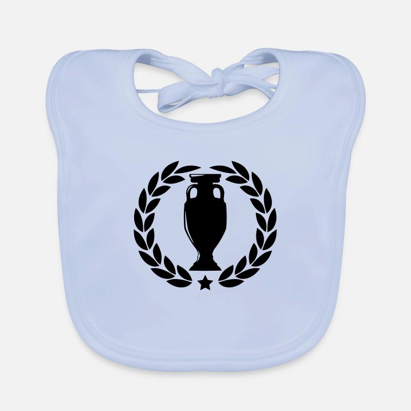 Cup Wreath Organic Baby Bibs