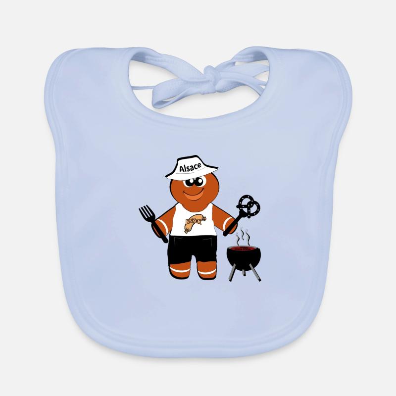 BBQ Annele Organic Baby Bibs