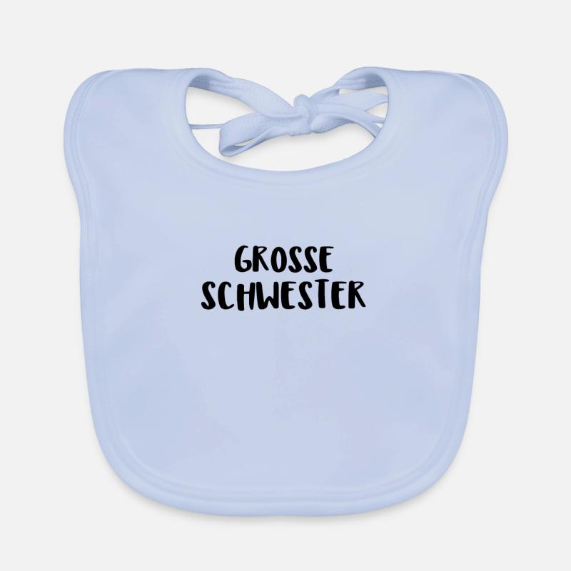 Grosse Schwester Baby Bio-Lätzchen