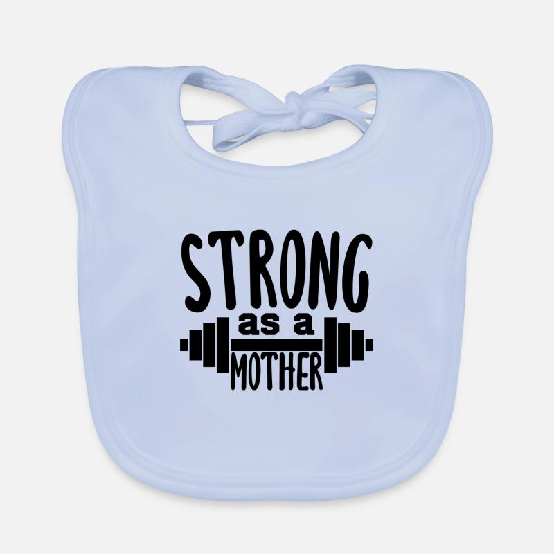 Stark wie eine Mutter Baby Bio-Lätzchen