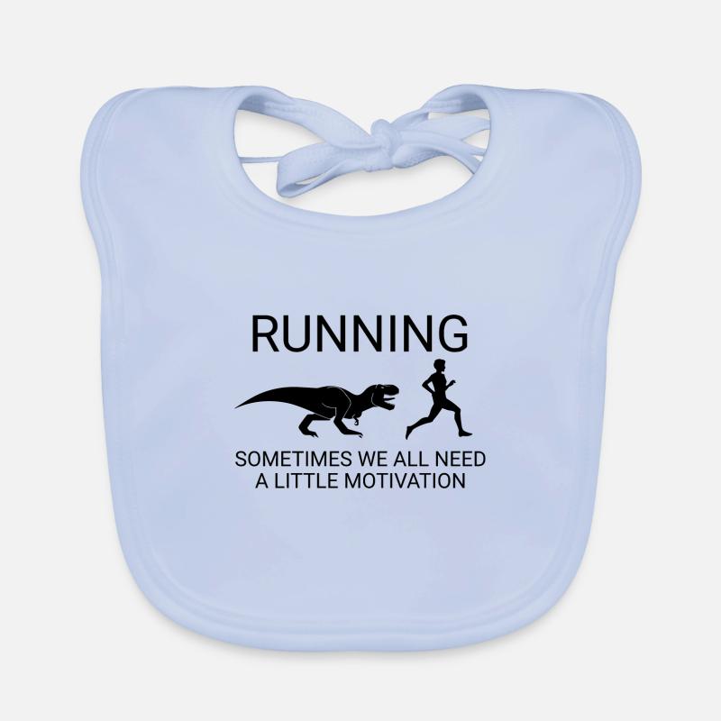 Conception de dinosaures running Bavoir bio Bébé