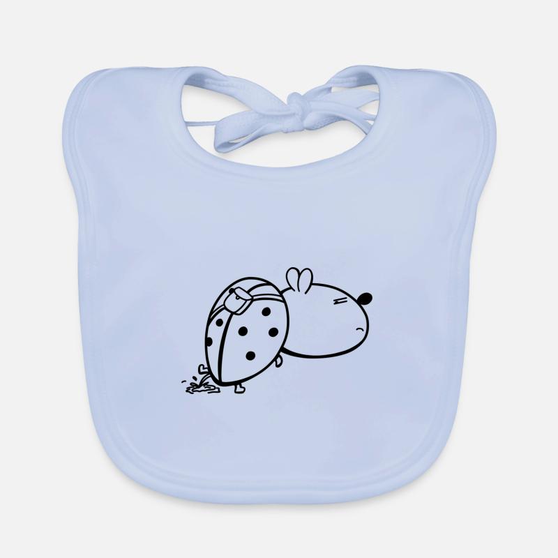 Ladybug Organic Baby Bibs