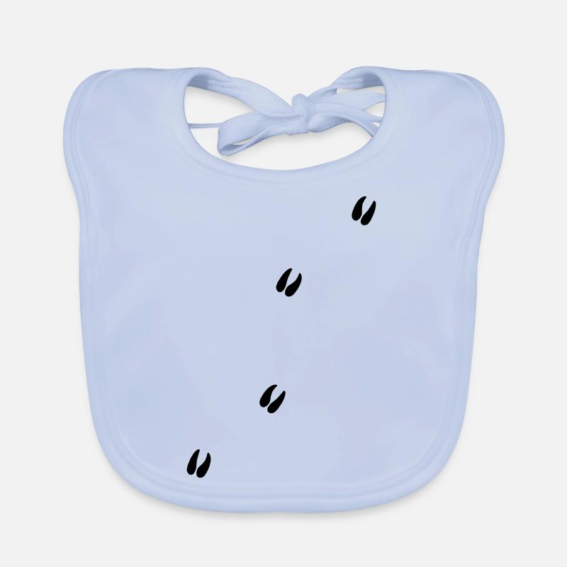 Mufflon Schaf Bock Widder Spur Hörner Baby Bio-Lätzchen