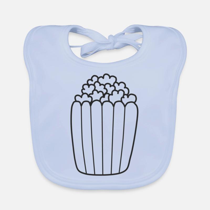 Pop-corn Bavoir bio Bébé