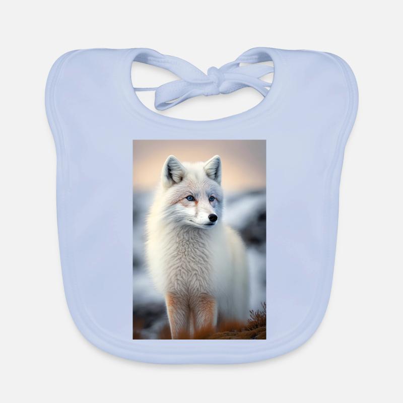 Arctic fox Organic Baby Bibs
