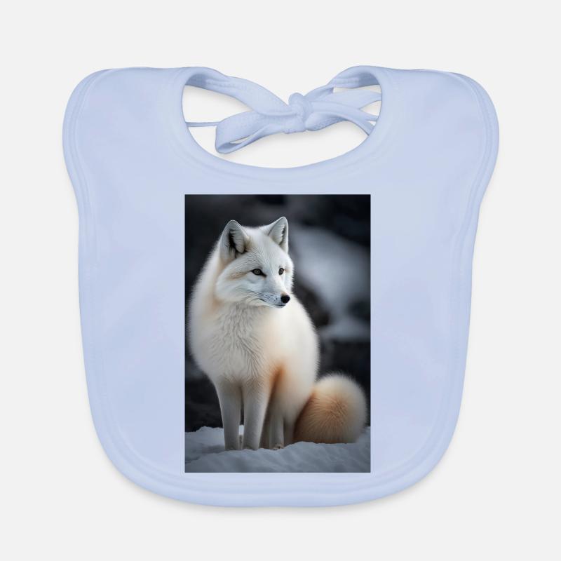 Arctic fox Organic Baby Bibs