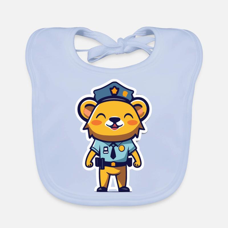 Polizei Baby Bio-Lätzchen