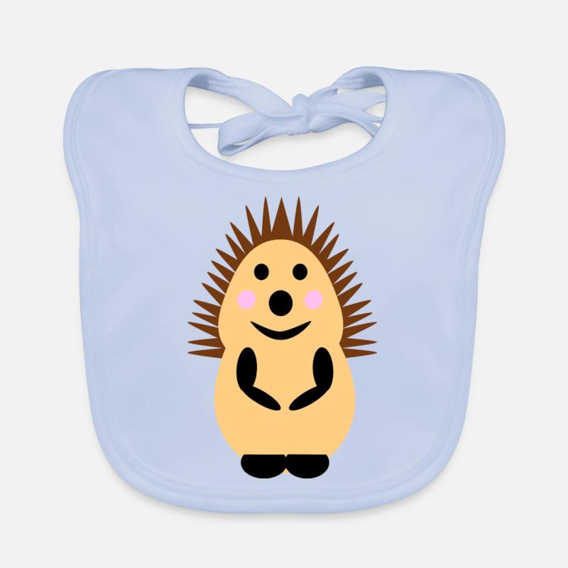 Hérisson debout Bavoir bio Bébé