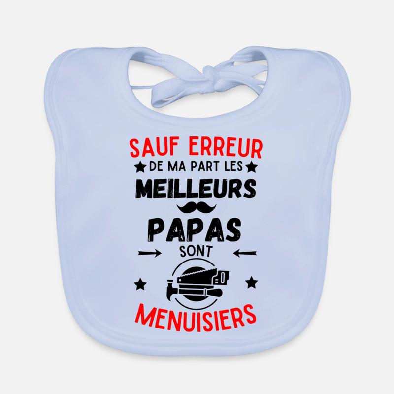 DAD CARPENTER Organic Baby Bibs