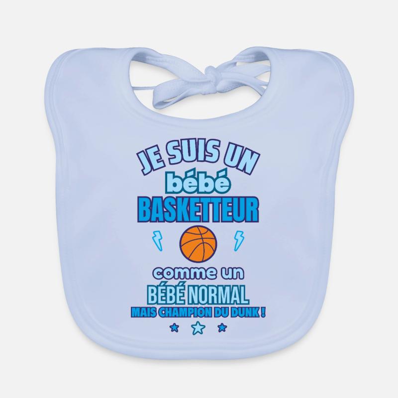 Bébé Basketteur Cadeau de naissance Drôle Bavoir bio Bébé