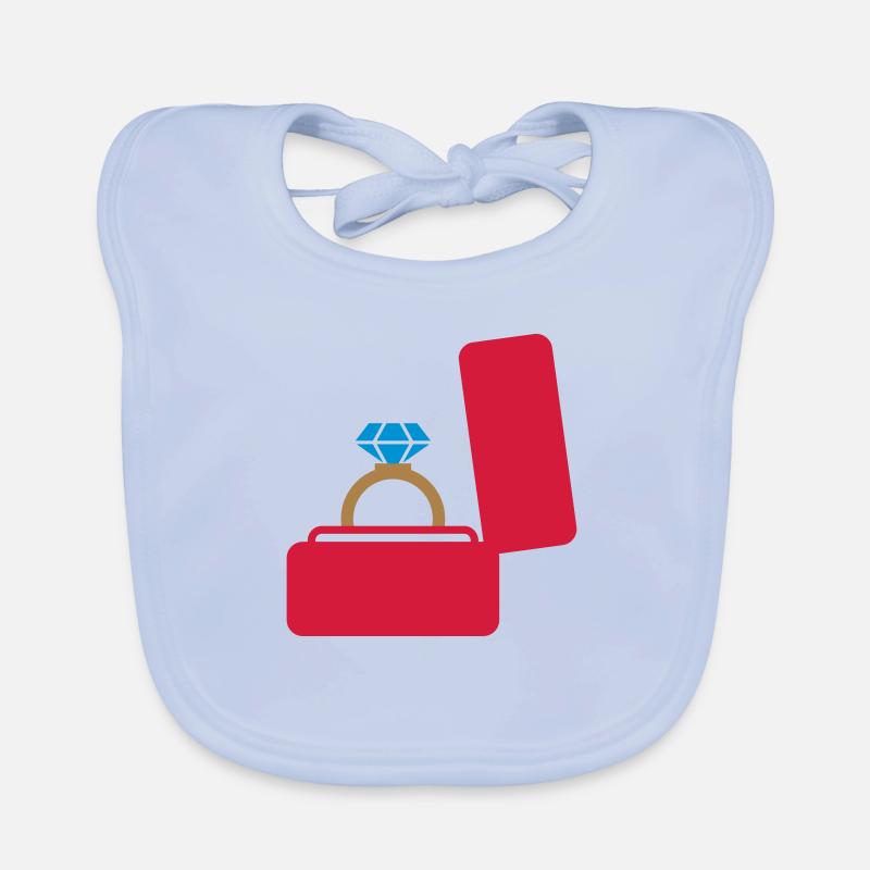 Ring wedding gift Organic Baby Bibs