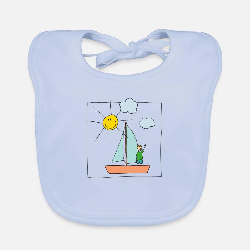 Sailing tour Organic Baby Bibs