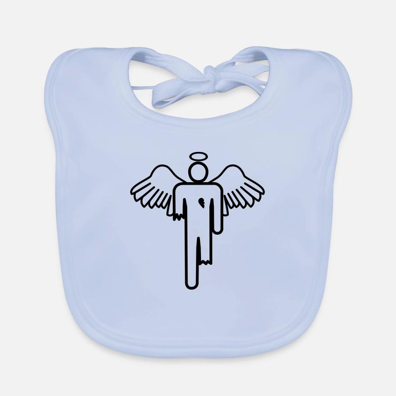 Broken Angel Stick Man Organic Baby Bibs