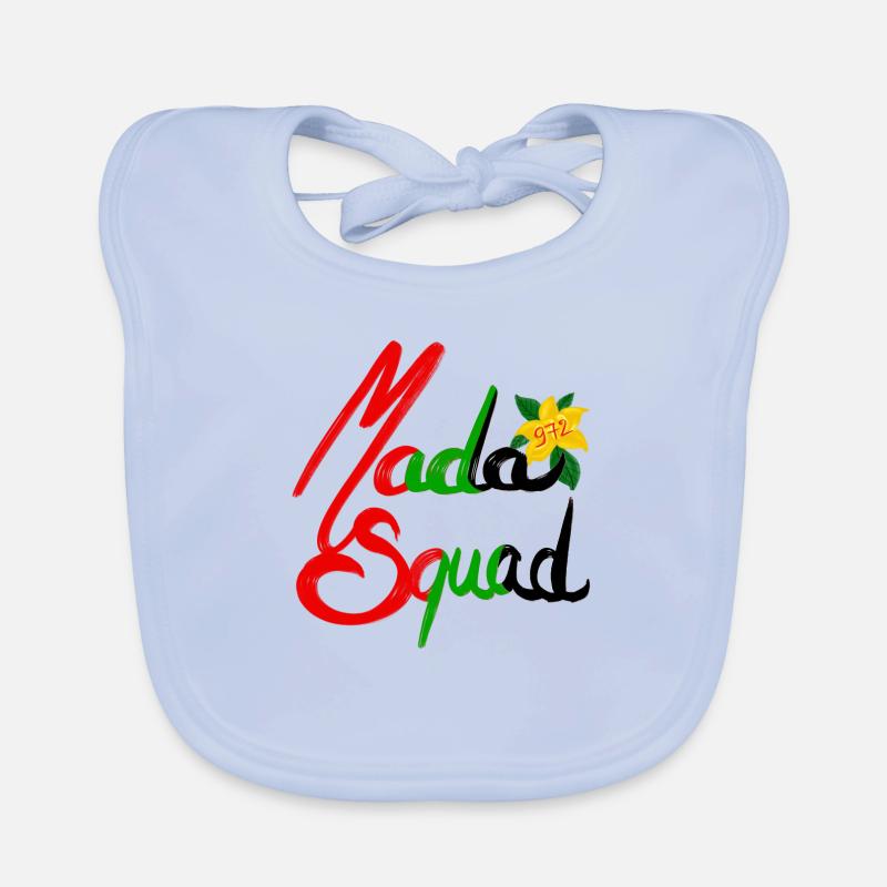 Mada squad 972 Bavoir bio Bébé
