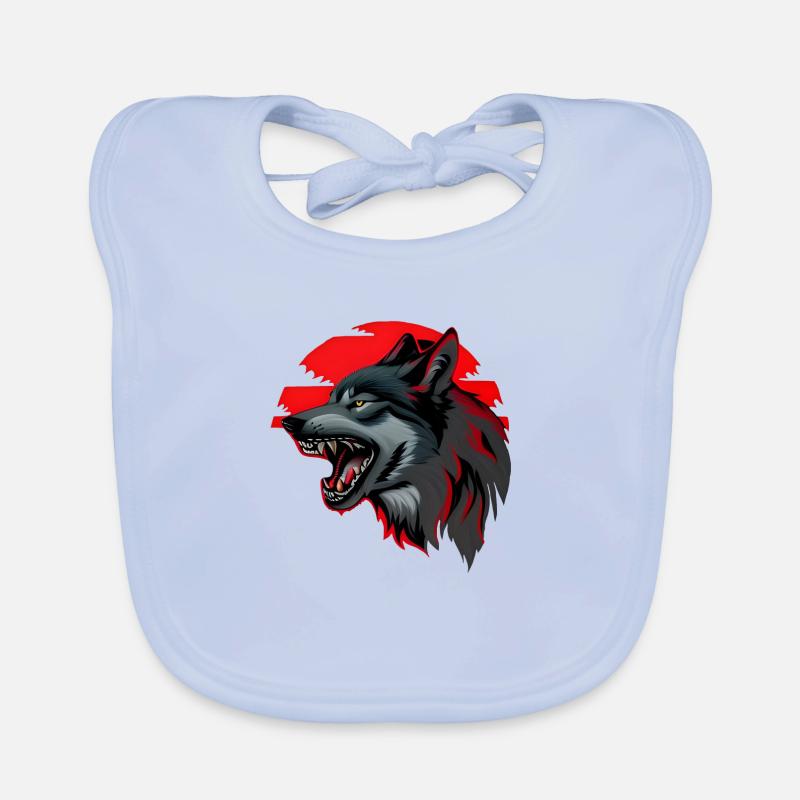 wolf Organic Baby Bibs