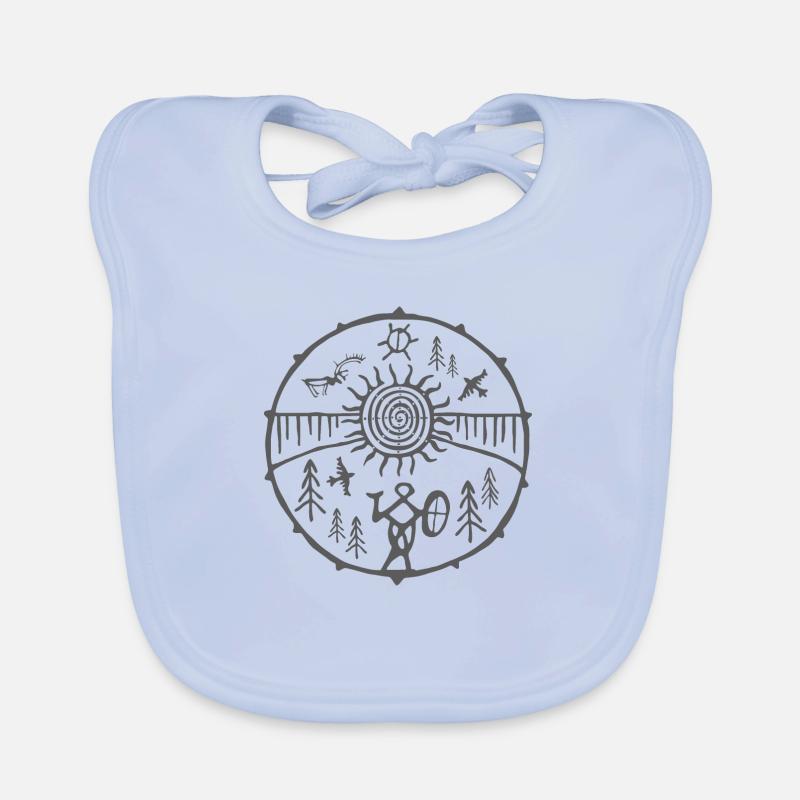 Schamane / Mutter Erde Baby Bio-Lätzchen